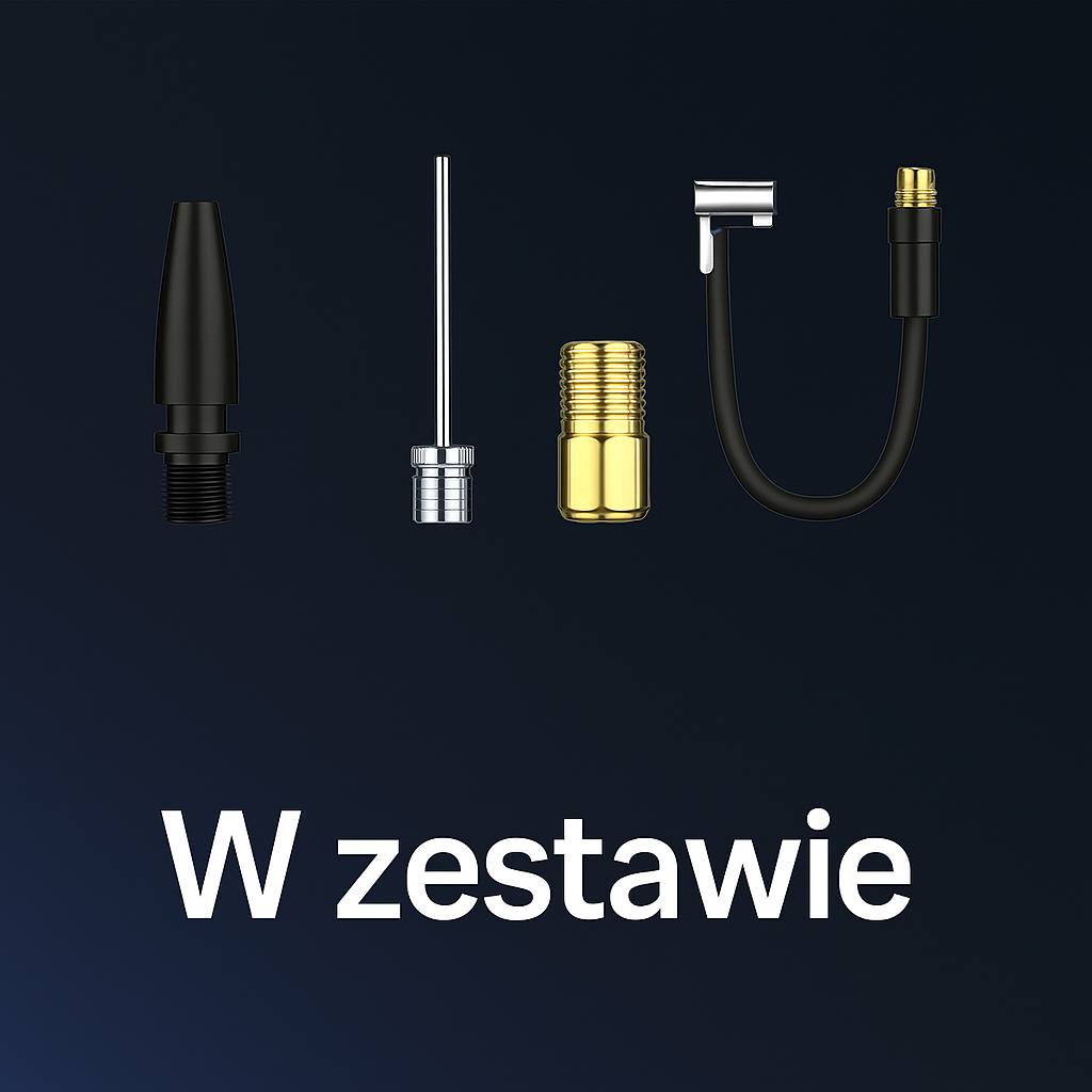KOMPRESOR SAMOCHODOWY TOCKI 12V POMPKA ELEKTRYCZNA ROWEROWA SPRĘŻARKA DO OPON