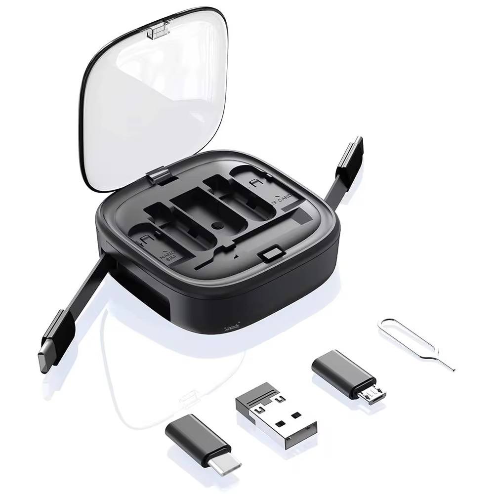 WIELOFUNKCYJNY KABEL TYPU C O MOCY 60 W ZE SCHOWKIEM
