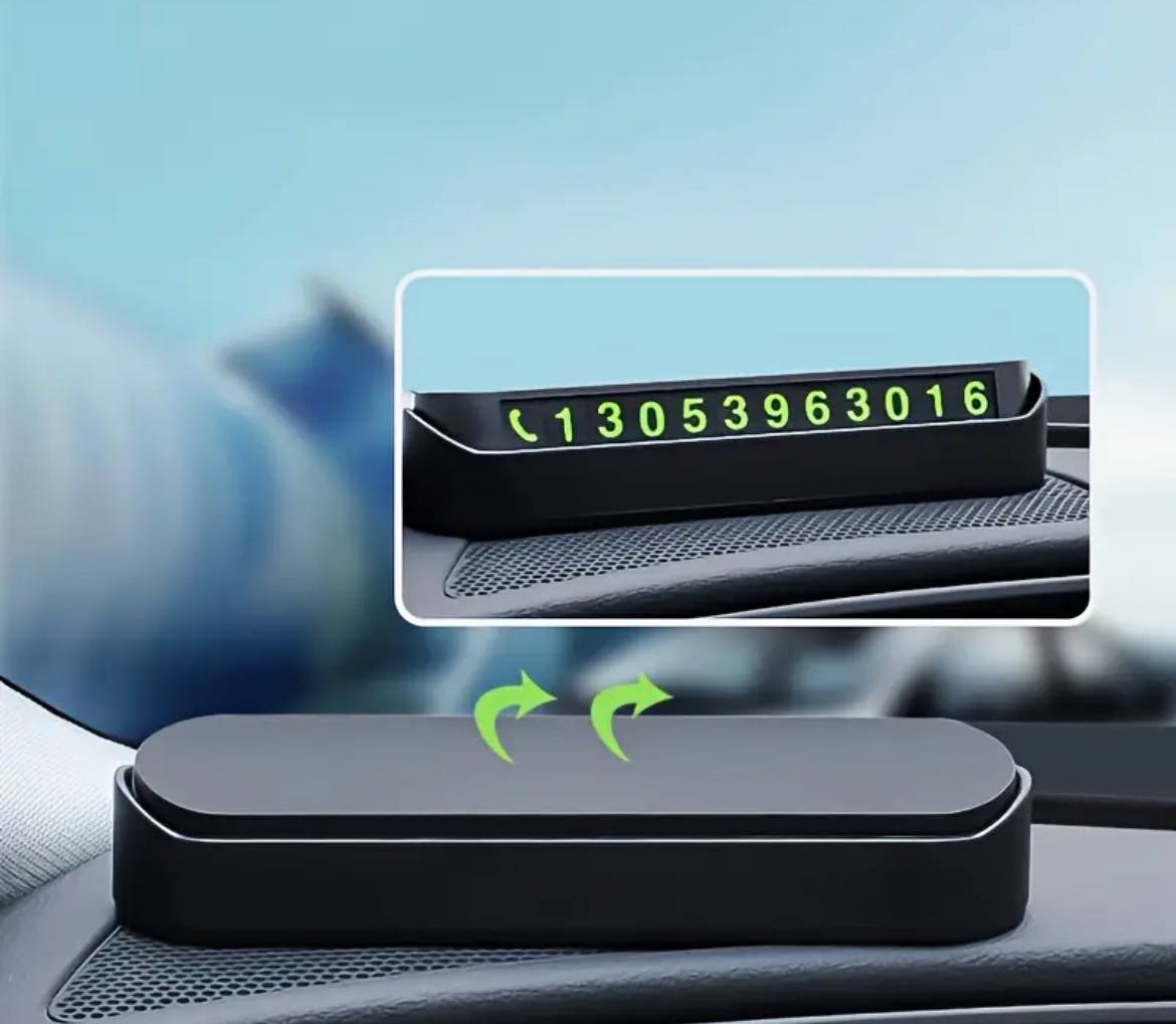 TABLICZKA PARKINGOWA INFORMACYJNA NA NUMER TELEFONU KOMÓRKI KIEROWCY AUTA